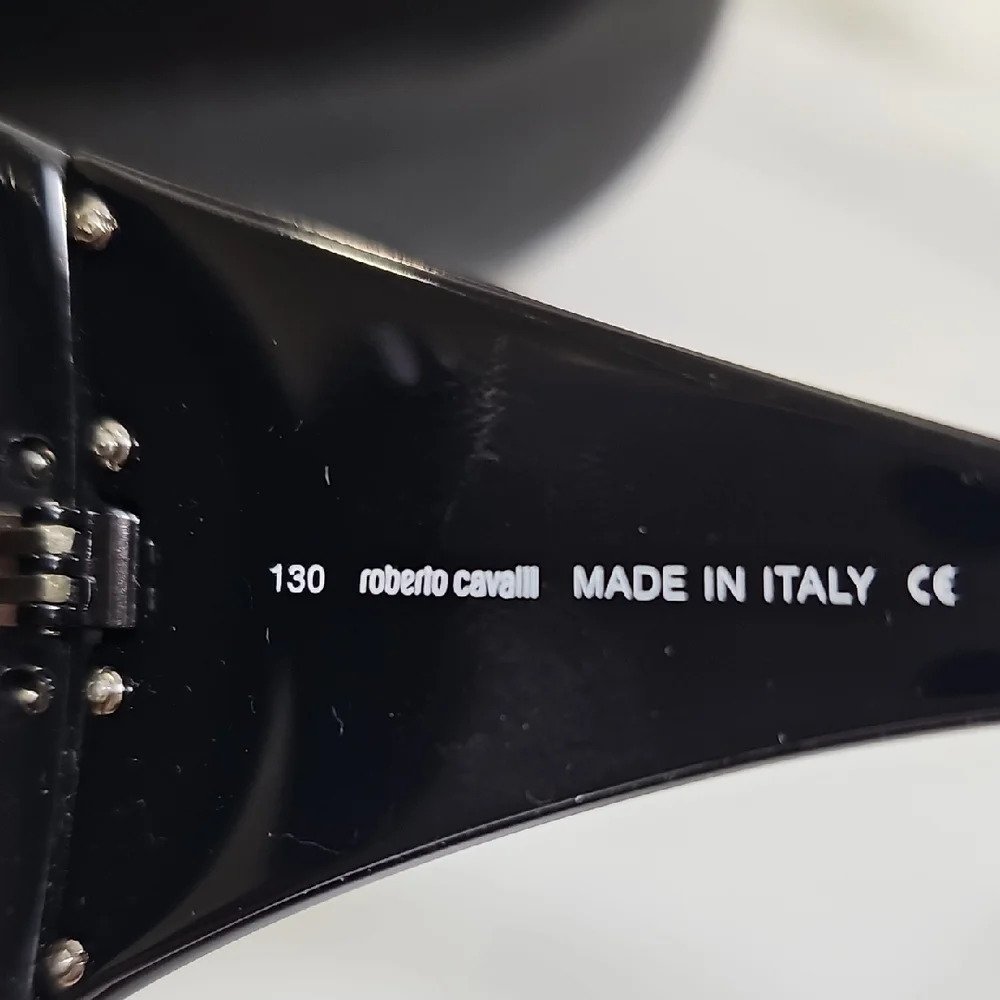 Roberto Cavalli Black Sunglasses with a Black Hard Case - Picture 8 of 9